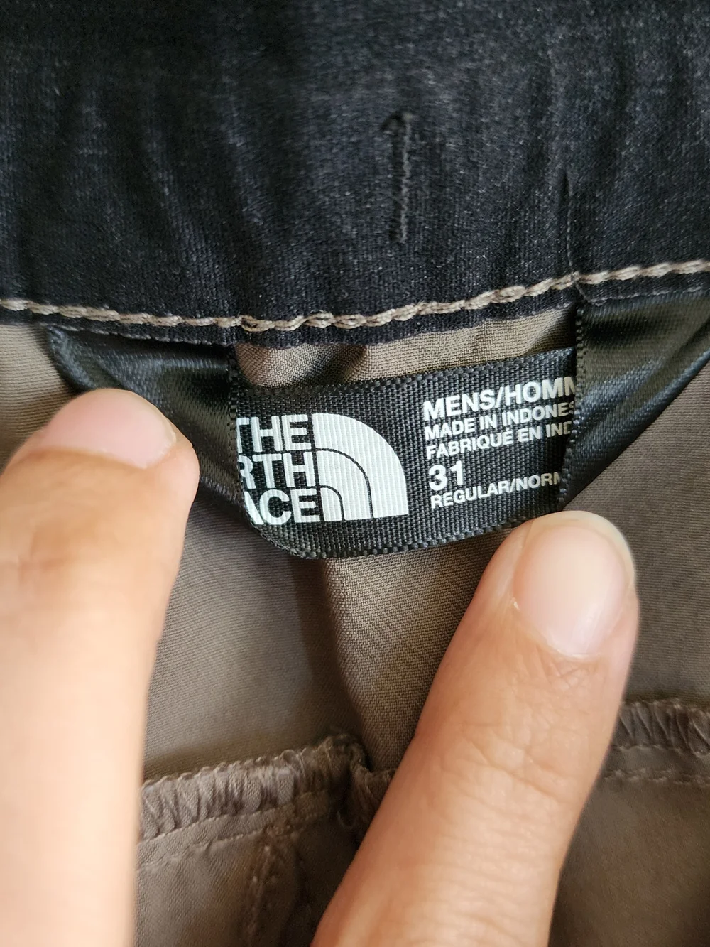 The North Face Paramount Active Hiking Shorts Men's 31 Brown Water-Repellent